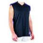 HA59 BLACK V- NECK SLEEVELESS