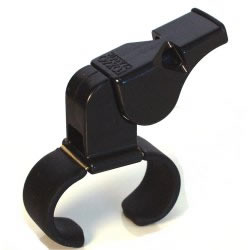 FFG FOX 40 Finger Grip Whistle Black