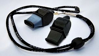 SONIKCM  Fox 40 Black Whistle Cushion