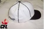 F36W  White Flex Fit Football Hat